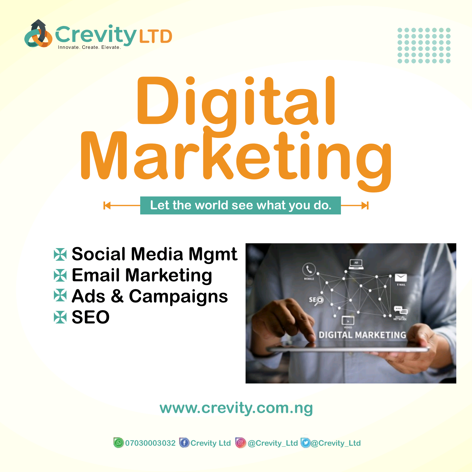 Digital Marketing Strategy Mockup